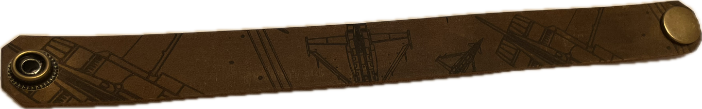 Lederarmband EUROFIGHTER