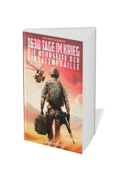 1638 Tage im Krieg: Die Kehrseite der Einsatzmedaille - signiertes Exemplar*
