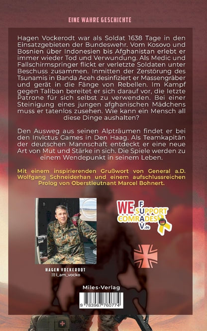 1638 Tage im Krieg: Die Kehrseite der Einsatzmedaille - signiertes Exemplar*