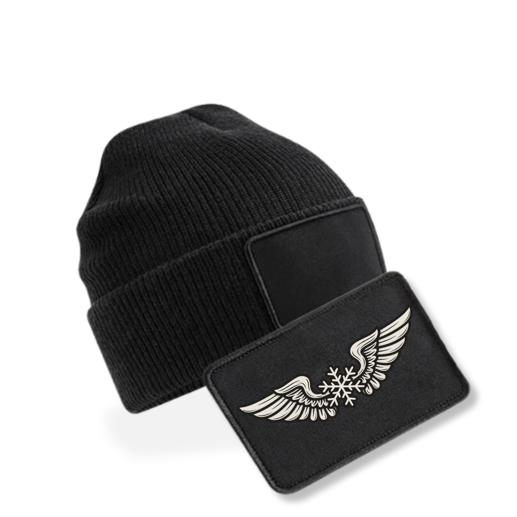 Bundle - Beanie mit XMAS Patch - schwarz