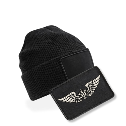 Bundle - Beanie mit XMAS Patch - schwarz