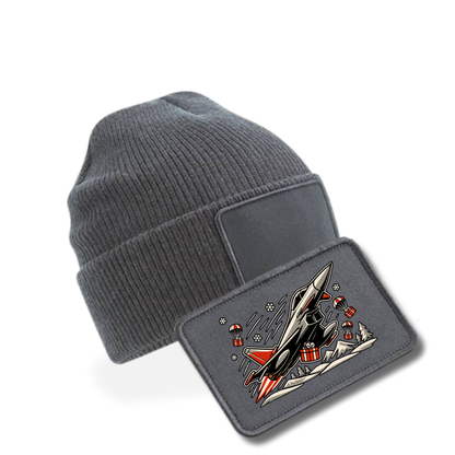 Bundle - Beanie mit XMAS Patch - grau