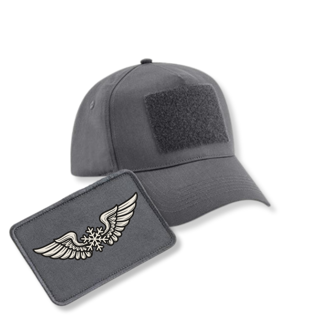 Bundle - 5 Panel Cap mit XMAS Patch - grau