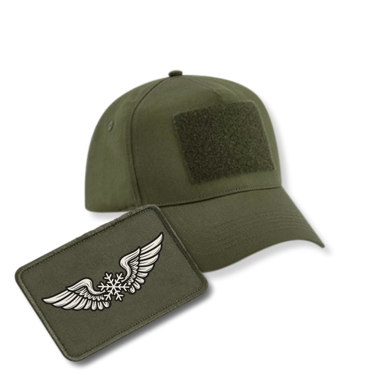 Bundle - 5 Panel Cap mit XMAS Patch - oliv
