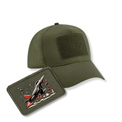 Bundle - 5 Panel Cap mit XMAS Patch - oliv