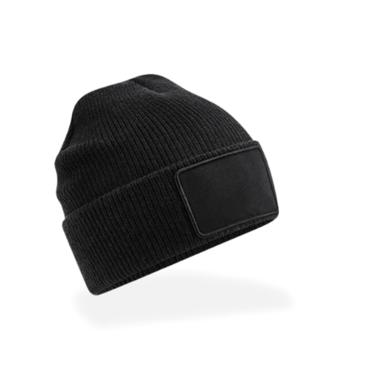 Beanie mit Patchfläche - Unisex