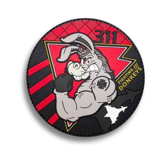 Patch 311 Fighting Donkeys