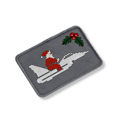 XMAS-Patch für Beanie und 5 Panel Cap