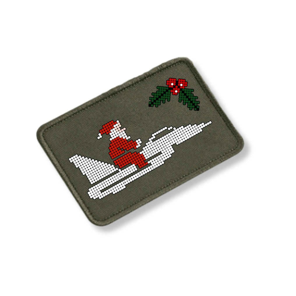 XMAS-Patch für Beanie und 5 Panel Cap