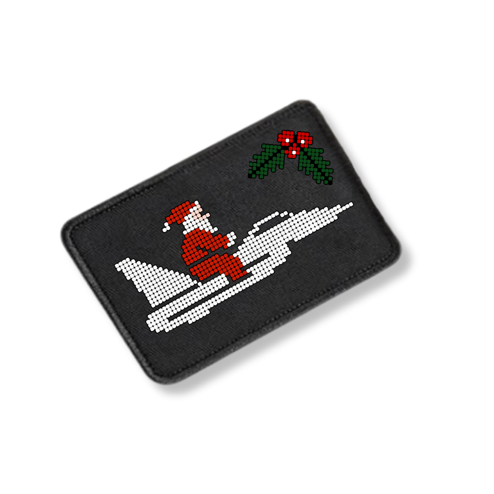 XMAS-Patch für Beanie und 5 Panel Cap