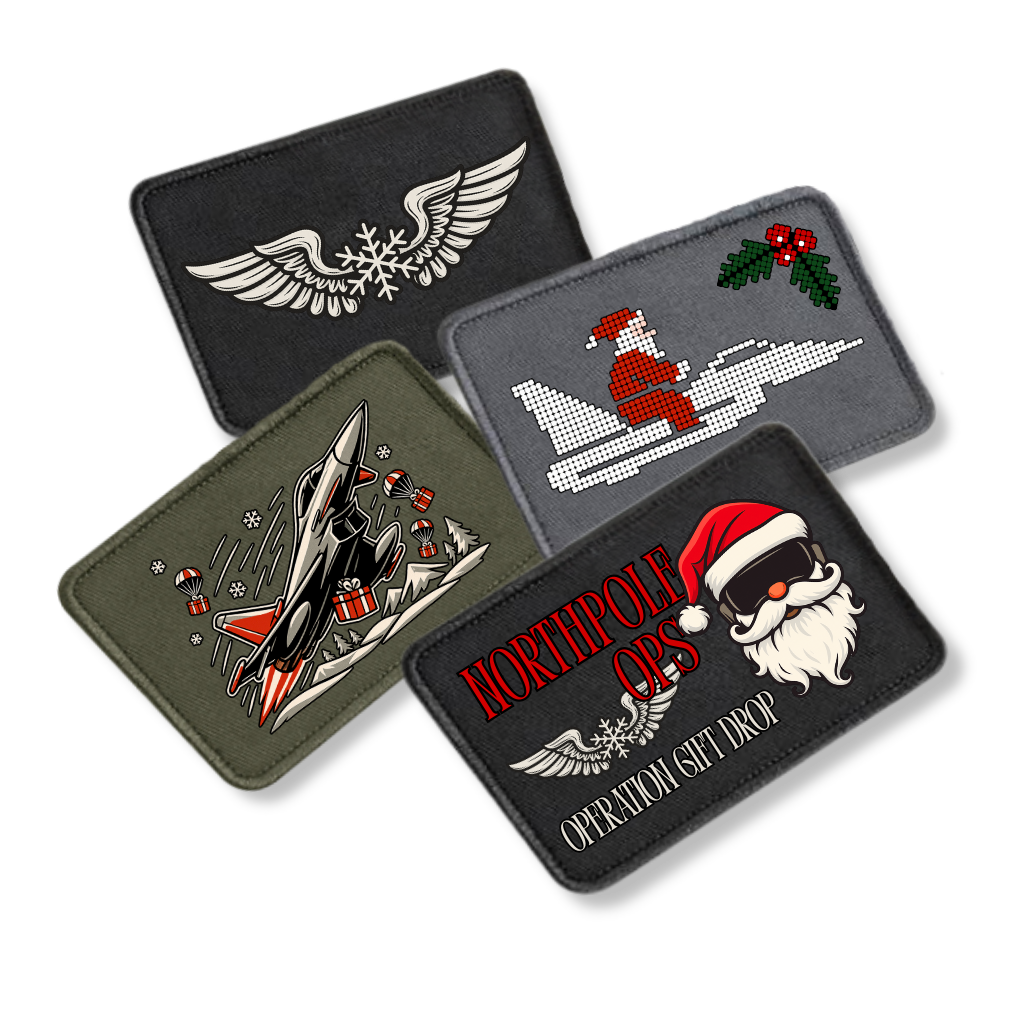 XMAS-Patch für Beanie und 5 Panel Cap