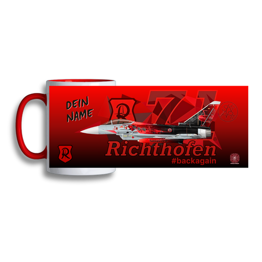 COMING SOON - #backagain TaktLwG 71 Richthofen - personalisierte Tasse