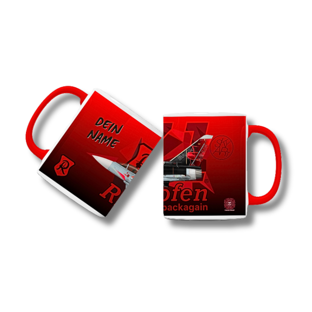 COMING SOON - #backagain TaktLwG 71 Richthofen - personalisierte Tasse