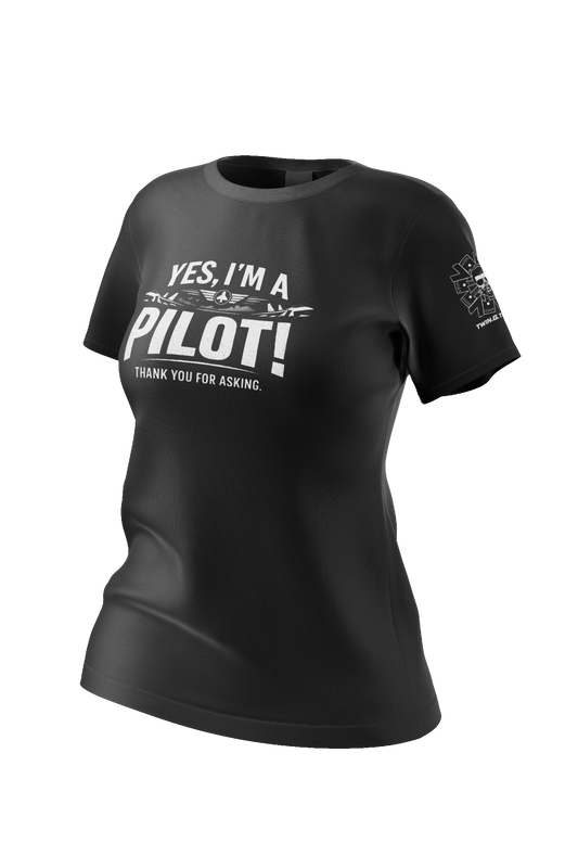 Yes I´m a pilot - Damen Shirt