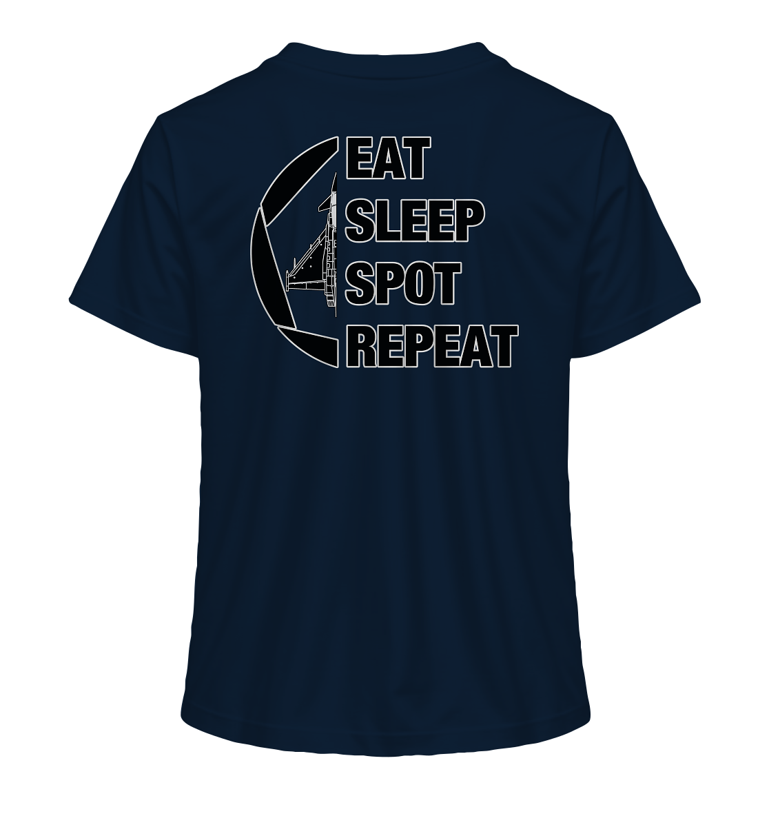 EAT SLEEPT SPOT REPEAT - Eurofighter - Ladies Organic Shirt