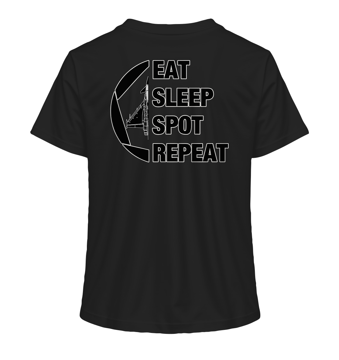 EAT SLEEPT SPOT REPEAT - Eurofighter - Ladies Organic Shirt