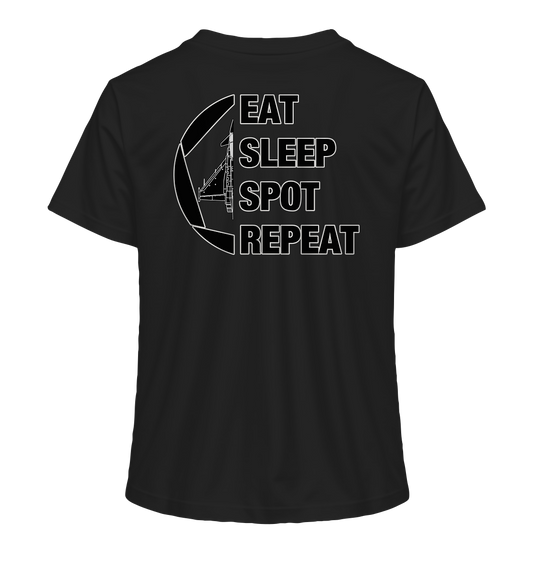 EAT SLEEPT SPOT REPEAT - Eurofighter - Ladies Organic Shirt