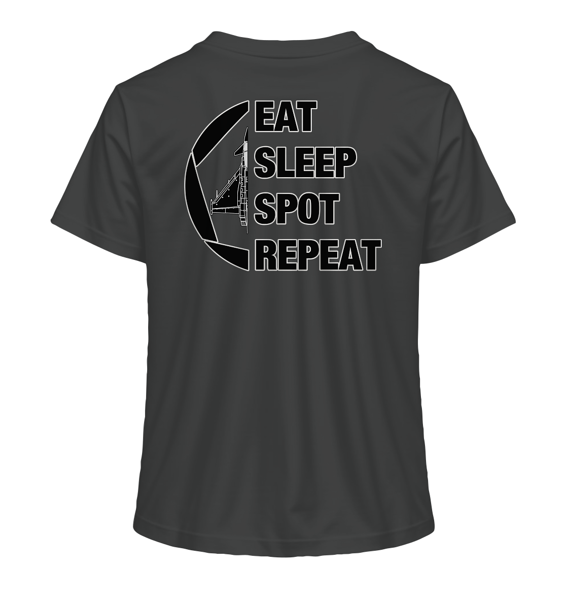 EAT SLEEPT SPOT REPEAT - Eurofighter - Ladies Organic Shirt