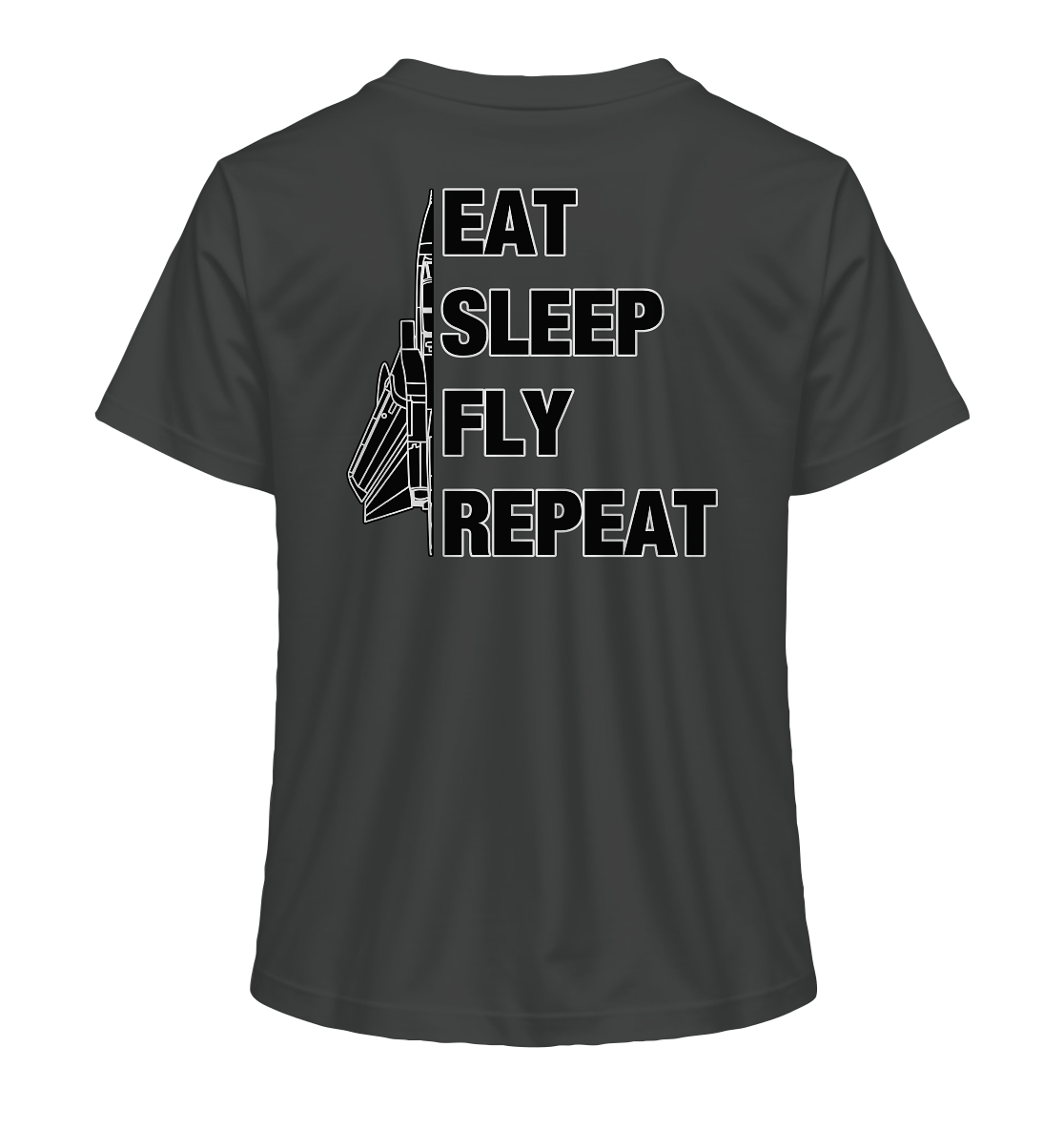 EAT SLEEP FLY REPEAT - Tornado - Ladies Organic Shirt