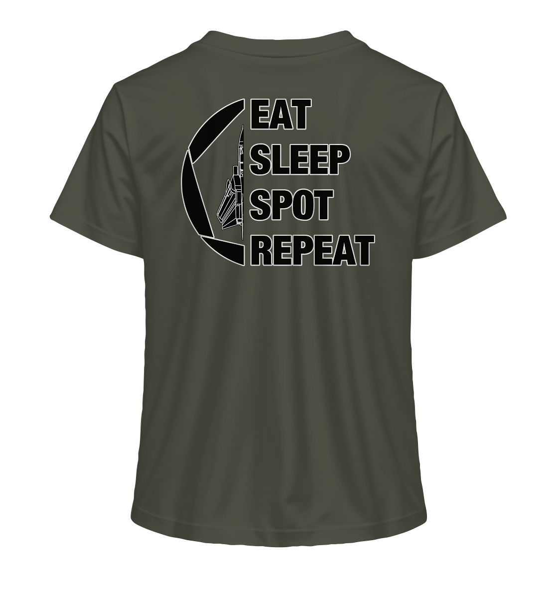 EAT SLEEP SPOT REPEAT - Tornado - Ladies Organic Shirt