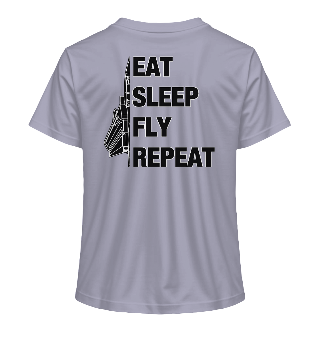 EAT SLEEP FLY REPEAT - Tornado - Ladies Organic Shirt