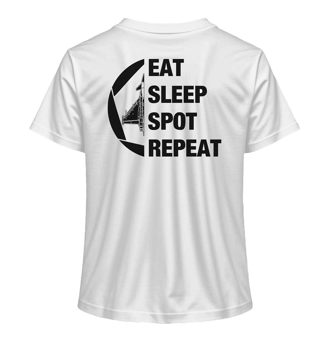 EAT SLEEPT SPOT REPEAT - Eurofighter - Ladies Organic Shirt