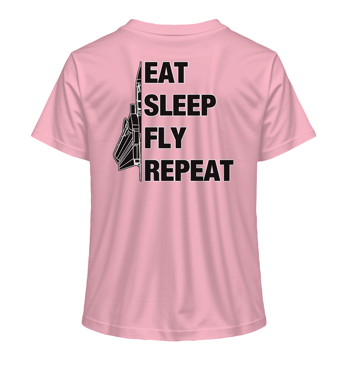 EAT SLEEP FLY REPEAT - Tornado - Ladies Organic Shirt