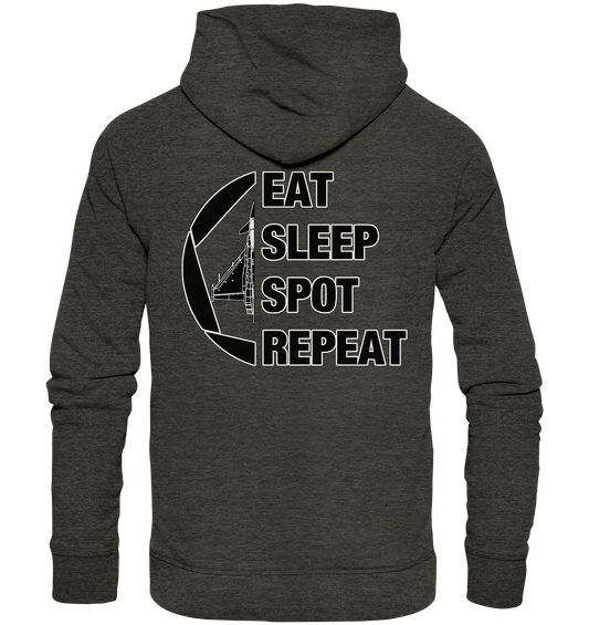 EAT SLEEPT SPOT REPEAT - Eurofighter - Organic Hoodie