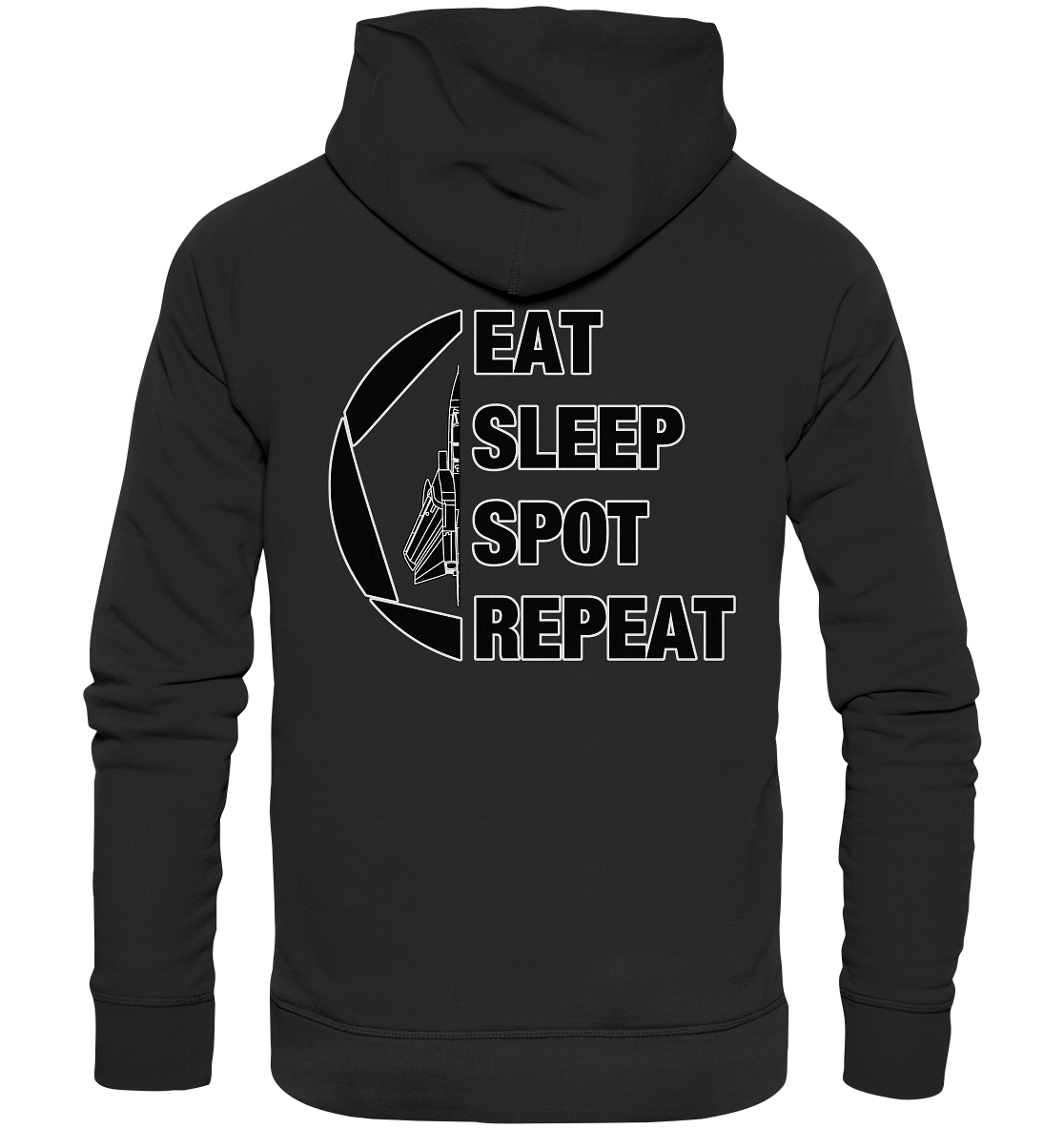 EAT SLEEP SPOT REPEAT - Tornado - Organic Hoodie