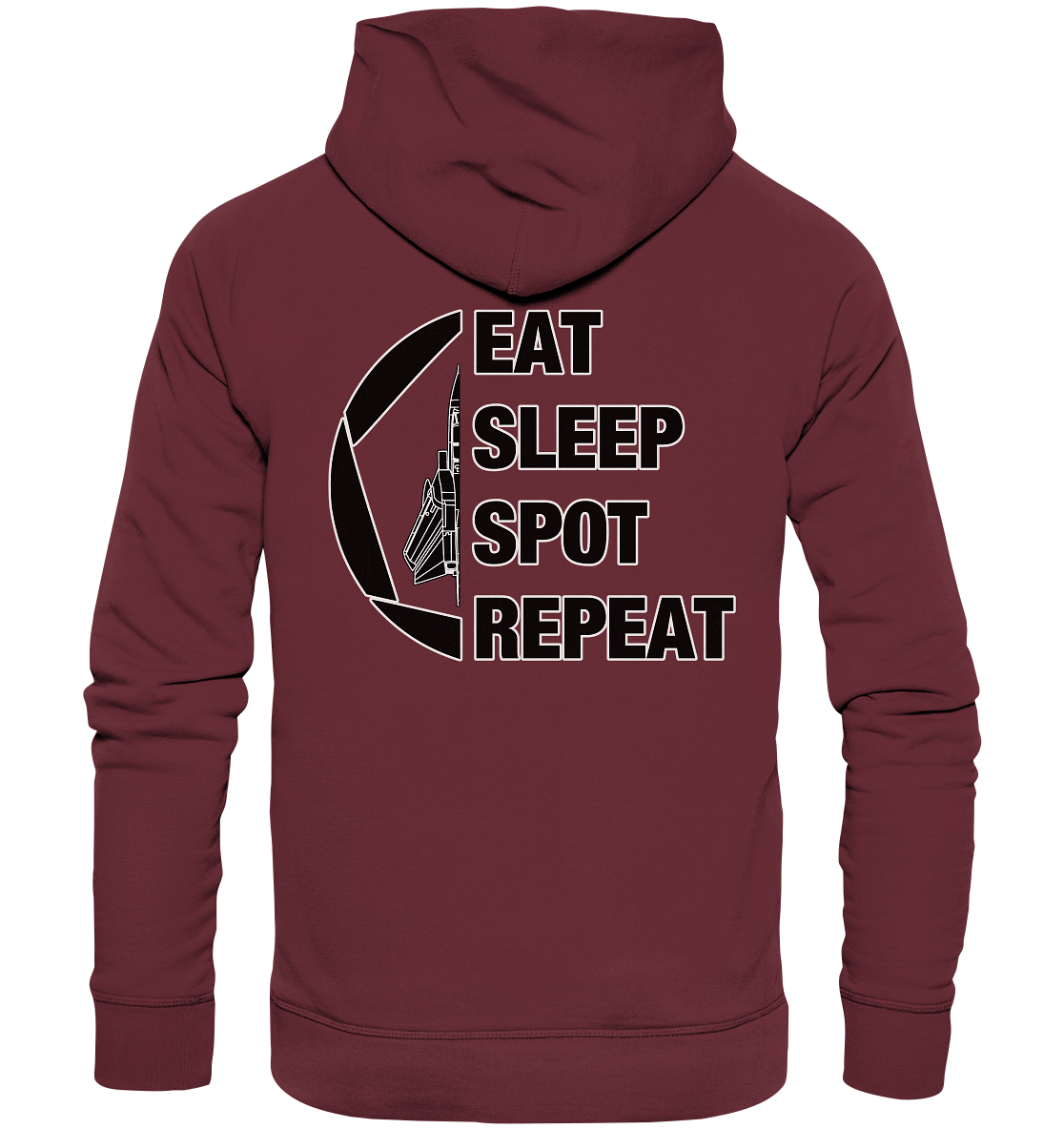 EAT SLEEP SPOT REPEAT - Tornado - Organic Hoodie