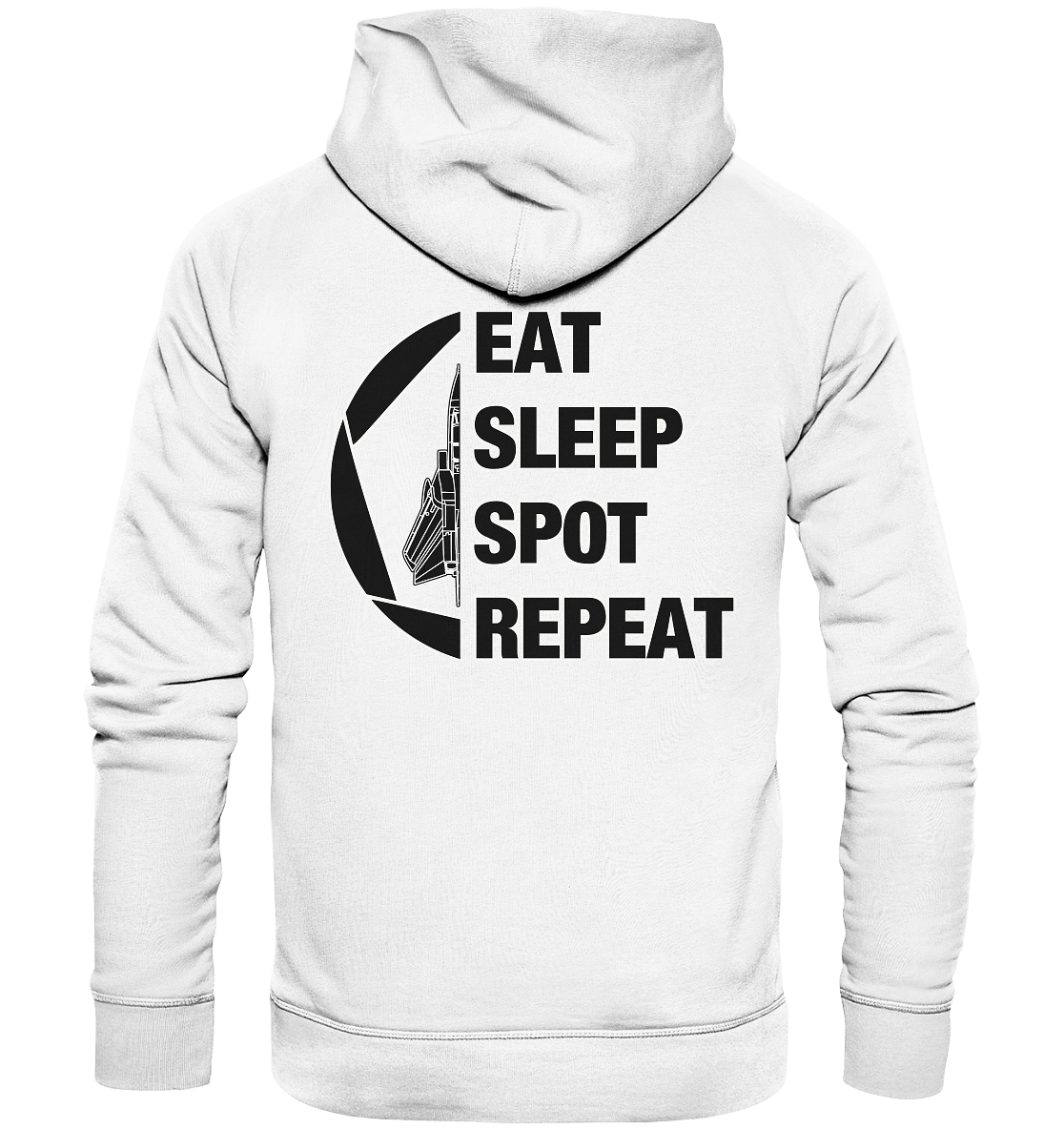 EAT SLEEP SPOT REPEAT - Tornado - Organic Hoodie