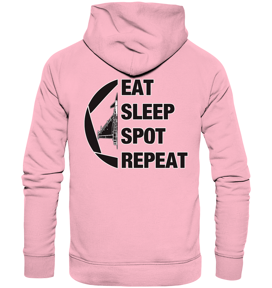 EAT SLEEPT SPOT REPEAT - Eurofighter - Organic Hoodie