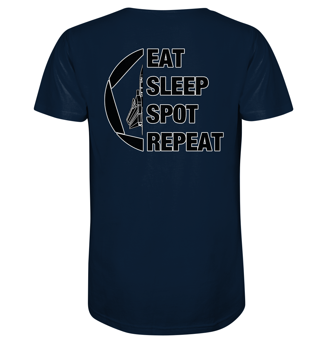 EAT SLEEP SPOT REPEAT - Tornado - Organic Shirt