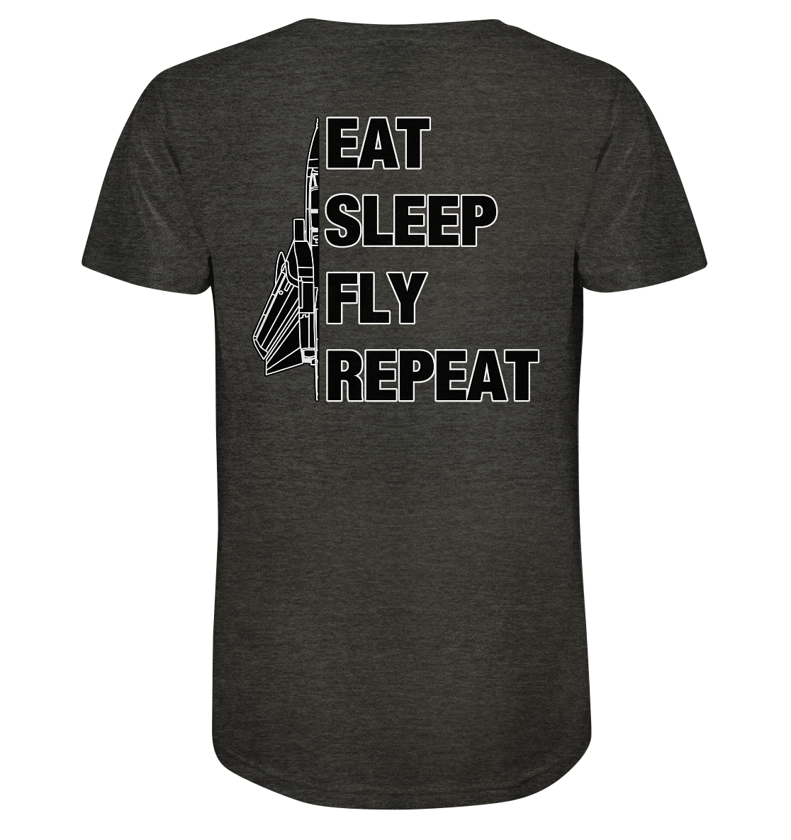 EAT SLEEP FLY REPEAT - Tornado - Organic Shirt