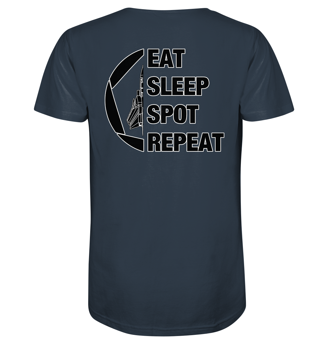 EAT SLEEP SPOT REPEAT - Tornado - Organic Shirt