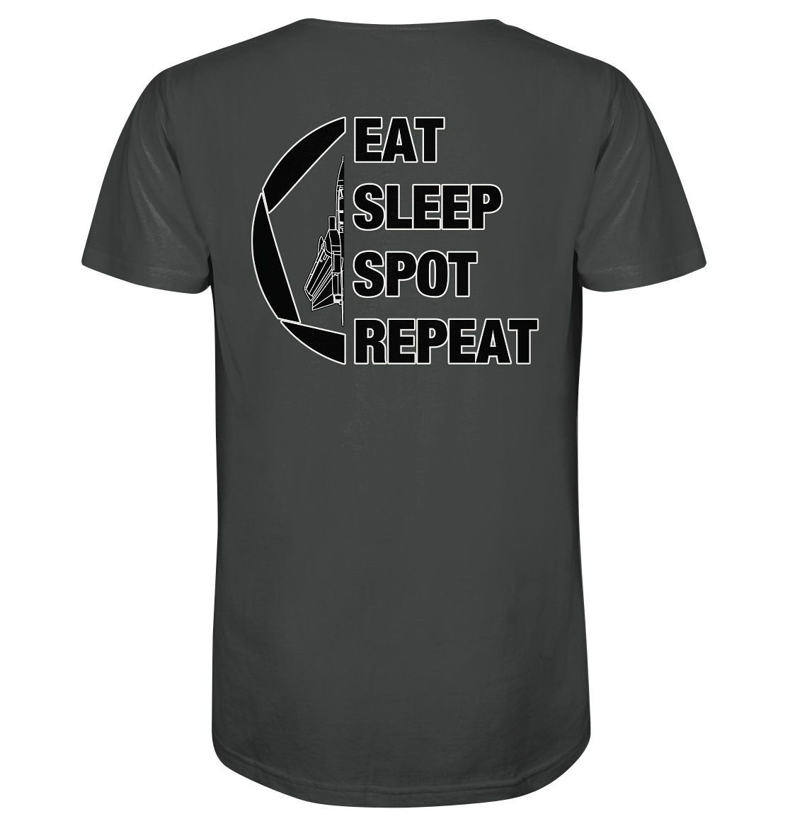 EAT SLEEP SPOT REPEAT - Tornado - Organic Shirt