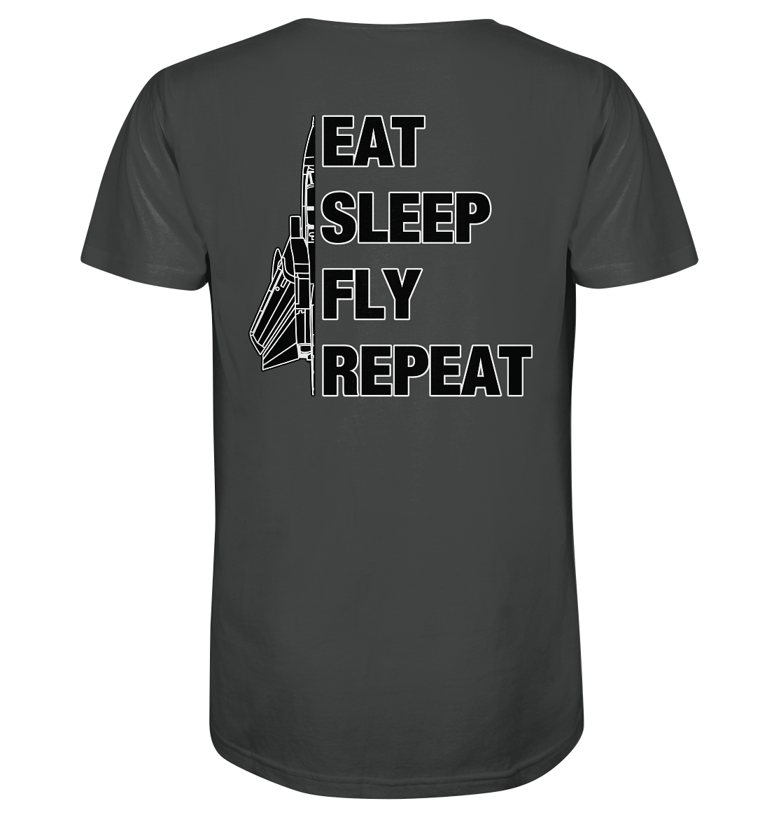 EAT SLEEP FLY REPEAT - Tornado - Organic Shirt