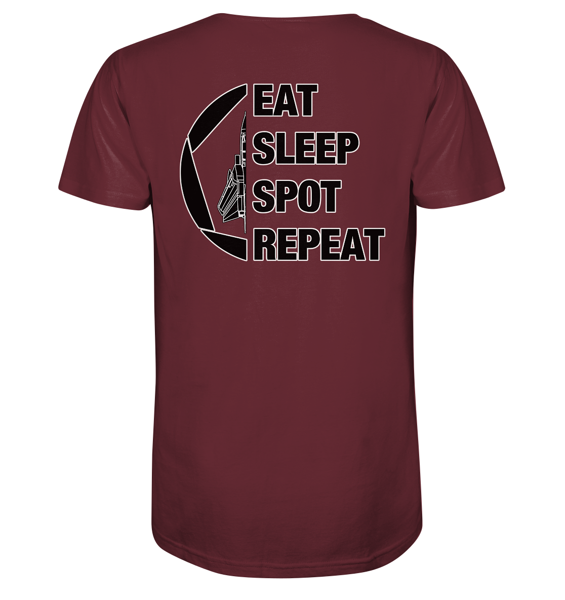 EAT SLEEP SPOT REPEAT - Tornado - Organic Shirt