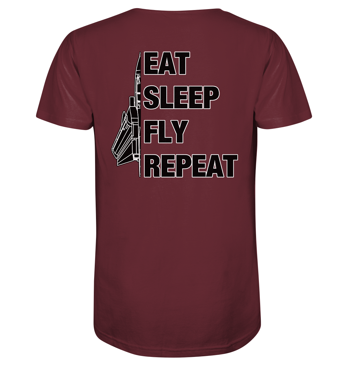 EAT SLEEP FLY REPEAT - Tornado - Organic Shirt