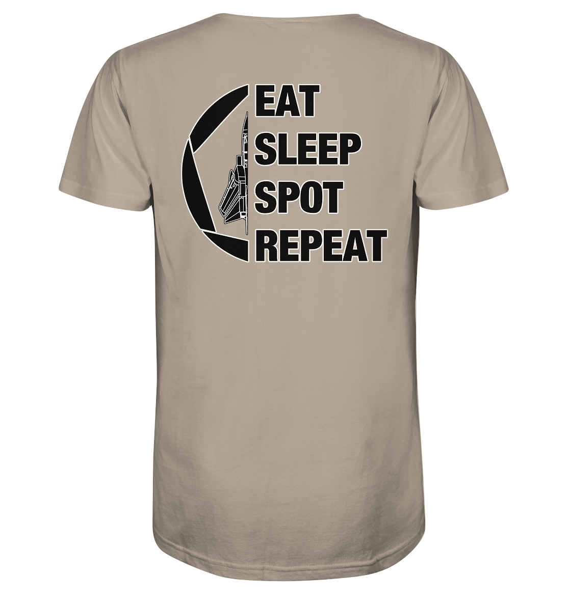 EAT SLEEP SPOT REPEAT - Tornado - Organic Shirt