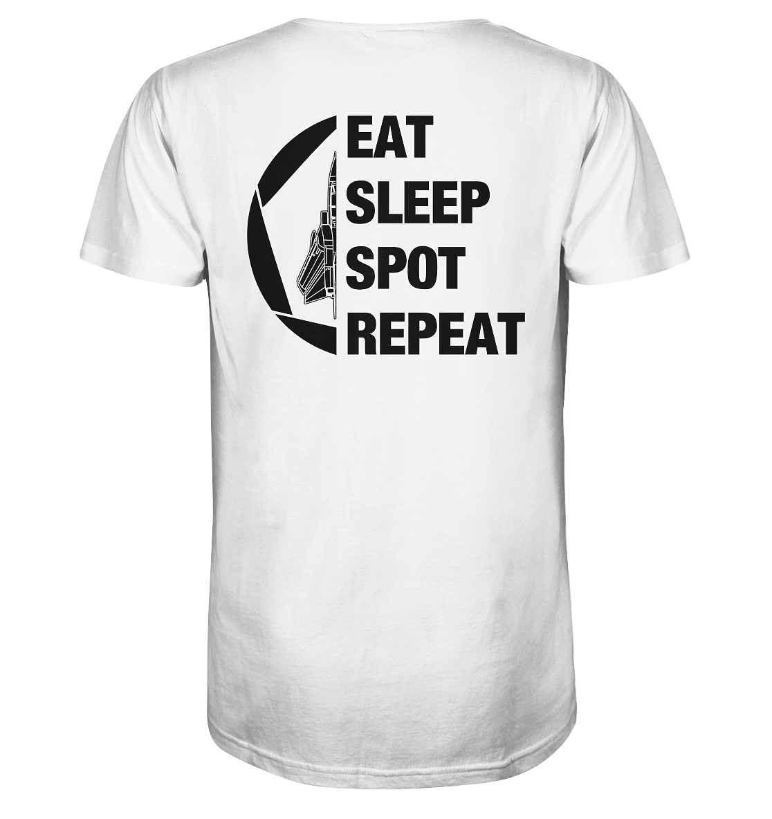 EAT SLEEP SPOT REPEAT - Tornado - Organic Shirt