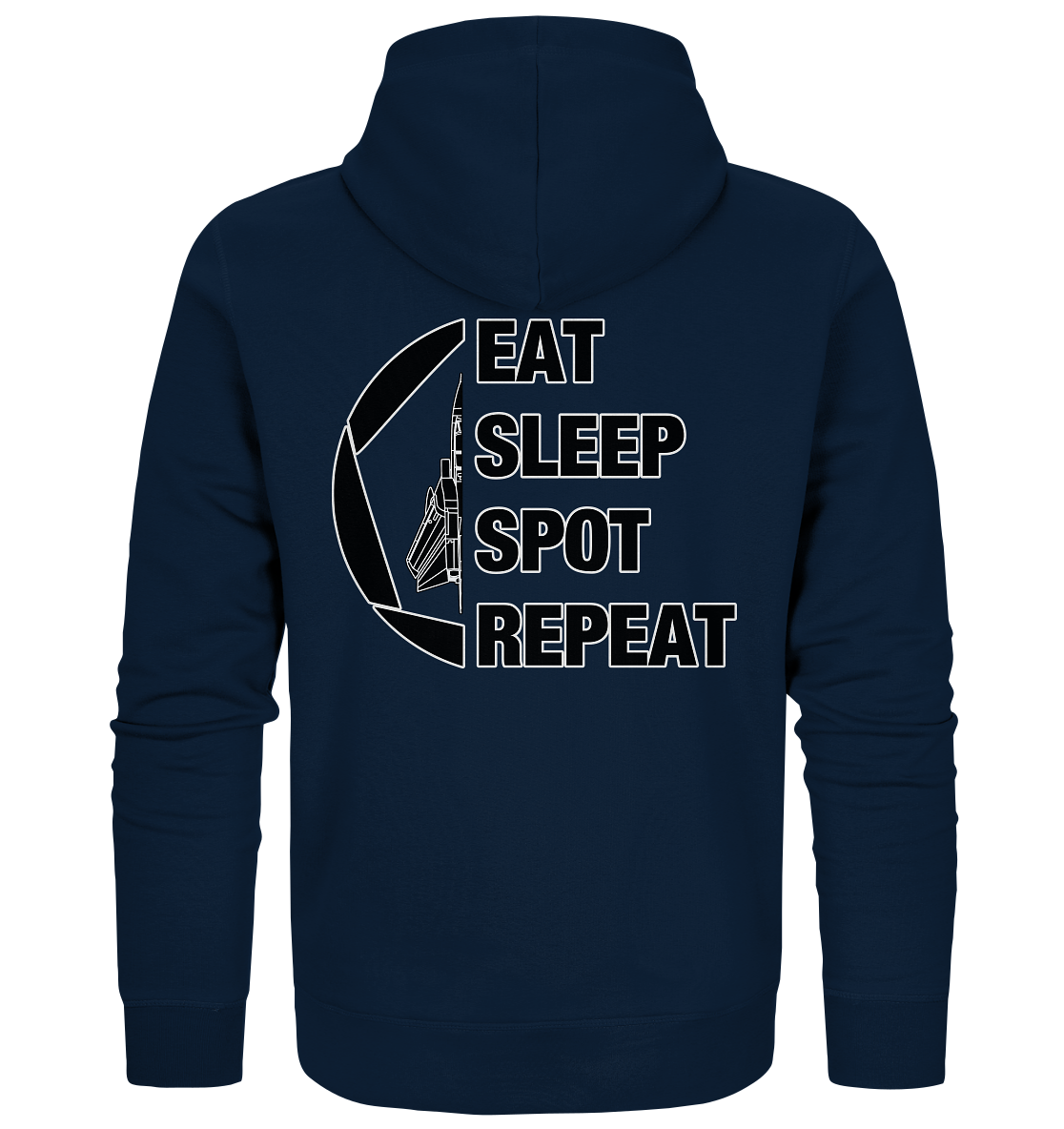 EAT SLEEP SPOT REPEAT - Tornado - Organic Zipper