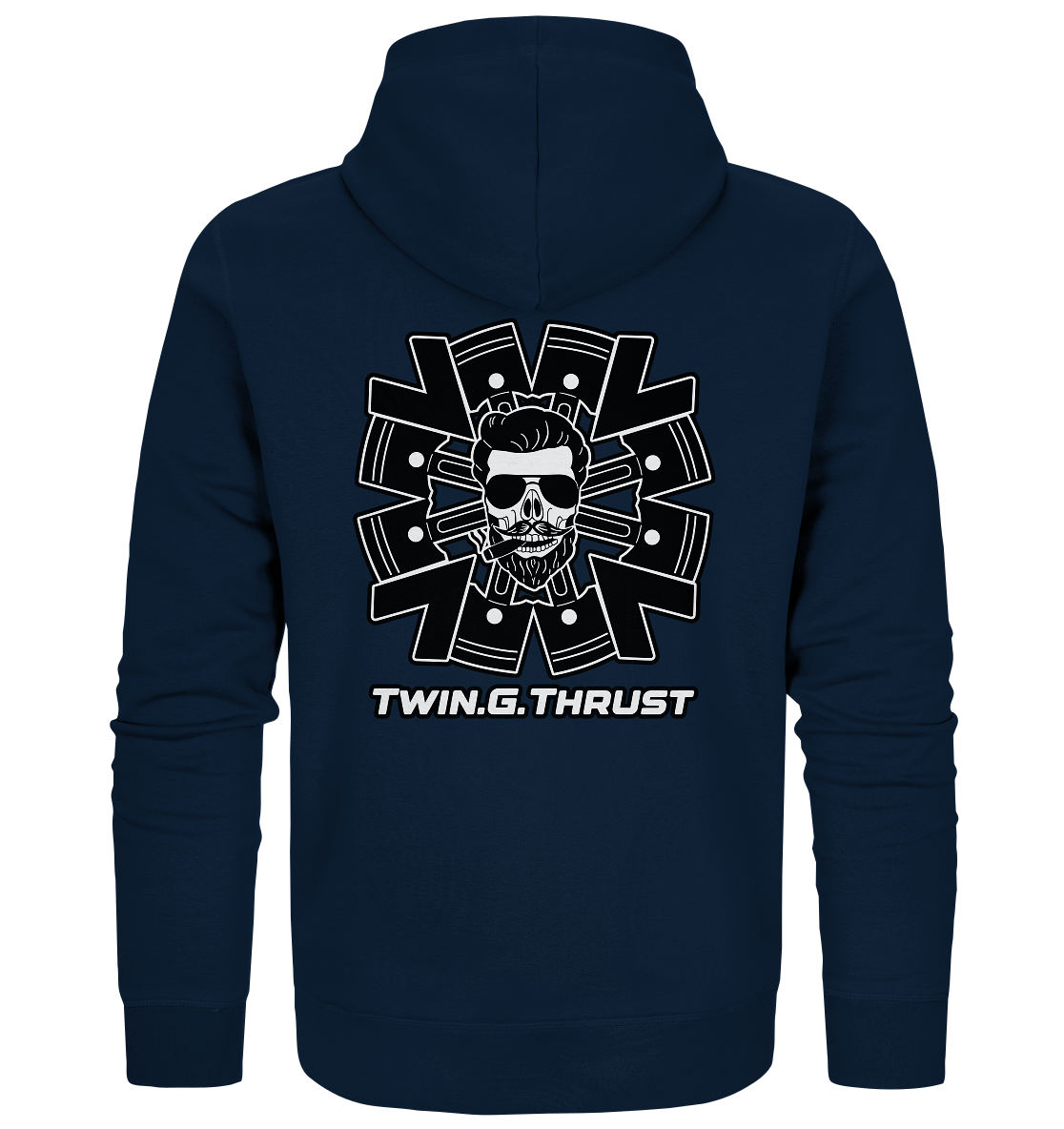 Twin.G.Thrust Logo - Organic Zipper