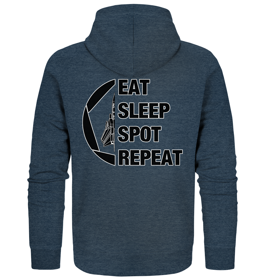 EAT SLEEP SPOT REPEAT - Tornado - Organic Zipper