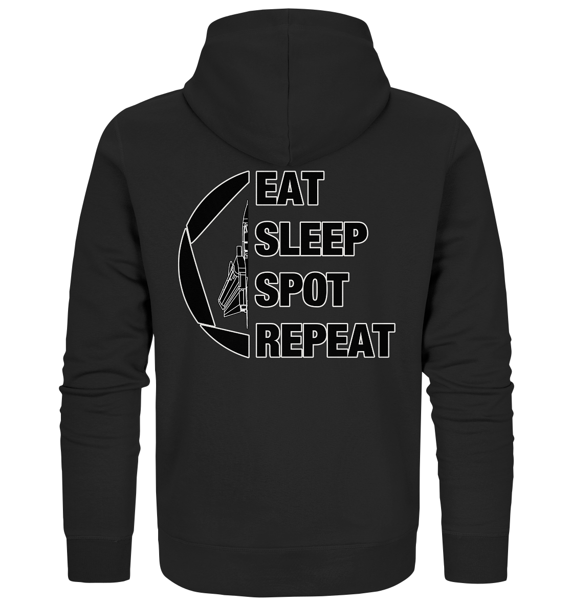 EAT SLEEP SPOT REPEAT - Tornado - Organic Zipper