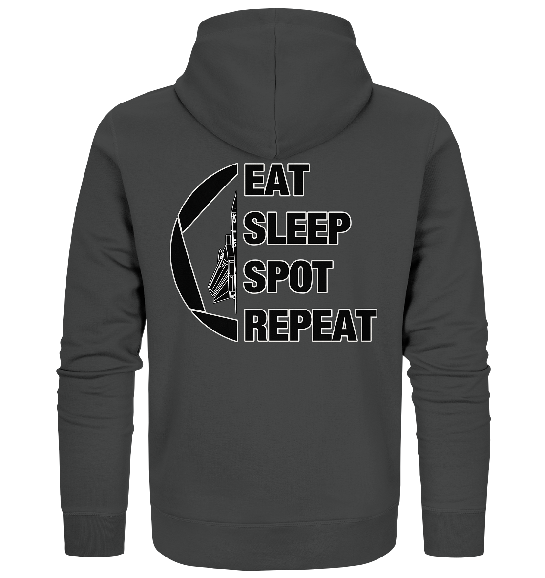 EAT SLEEP SPOT REPEAT - Tornado - Organic Zipper