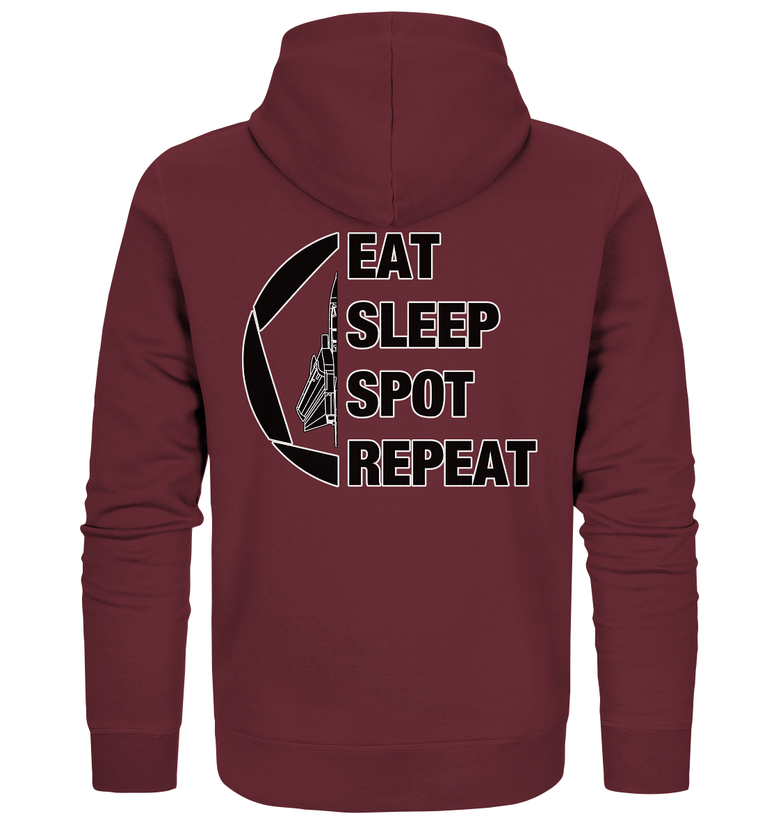 EAT SLEEP SPOT REPEAT - Tornado - Organic Zipper