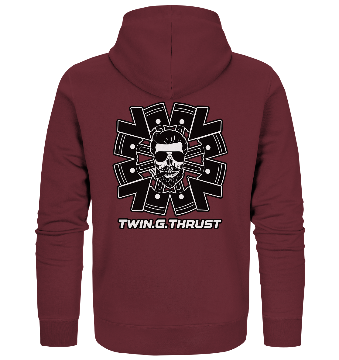 Twin.G.Thrust Logo - Organic Zipper