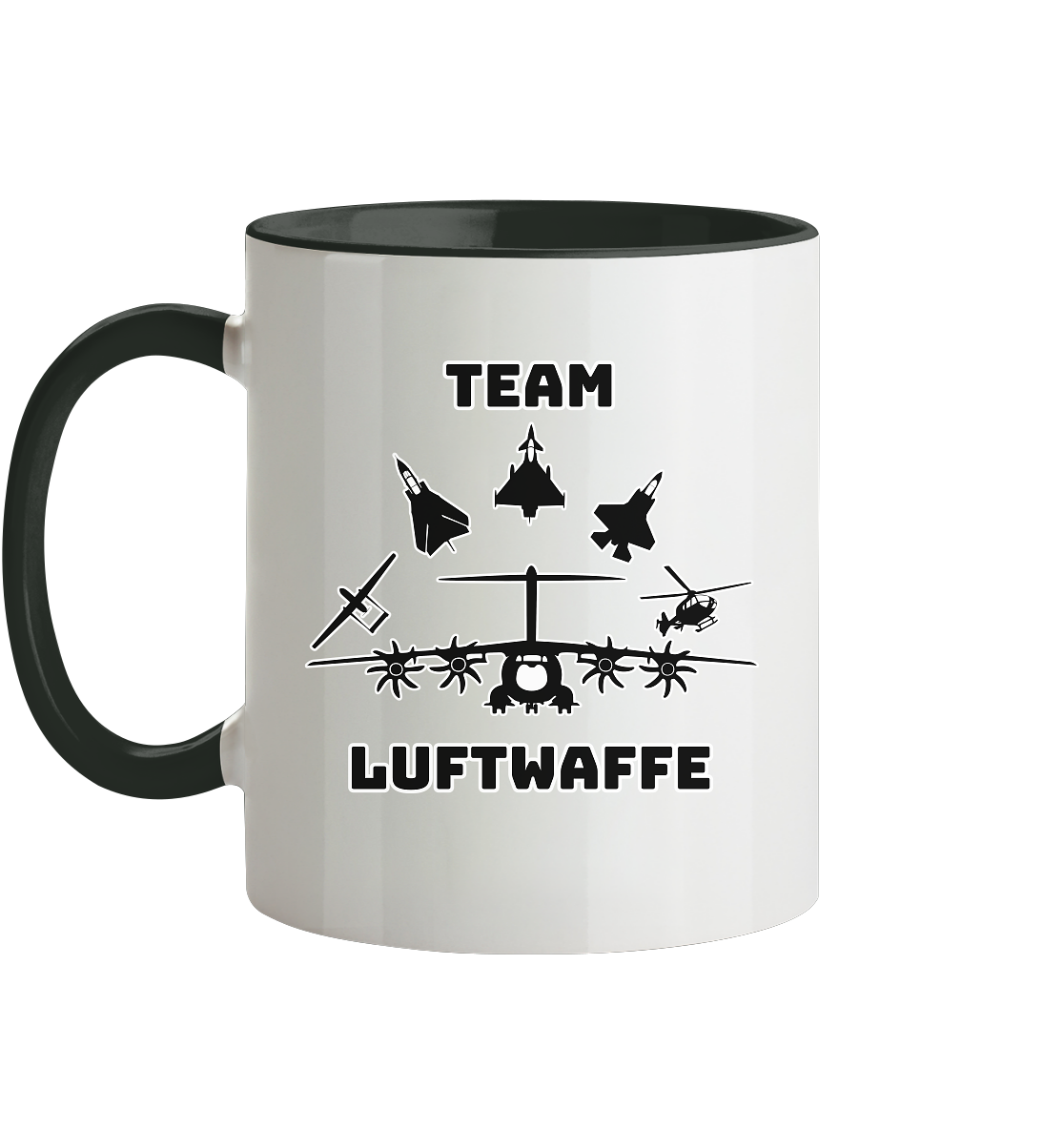 Team Luftwaffe - Tasse zweifarbig