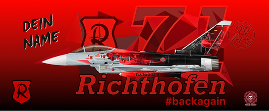 COMING SOON - #backagain TaktLwG 71 Richthofen - personalisierte Tasse